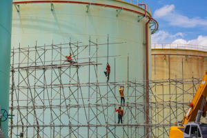 Jasa Sandblasting Silo Depok: PT. Eltama Prima Indo – Blastnesia Indonesia