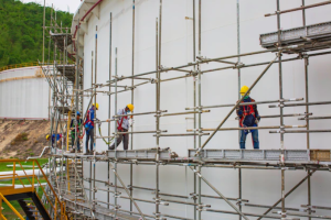 Jasa Sandblasting Silo Karawang: PT. Eltama Prima Indo – Blastnesia Indonesia